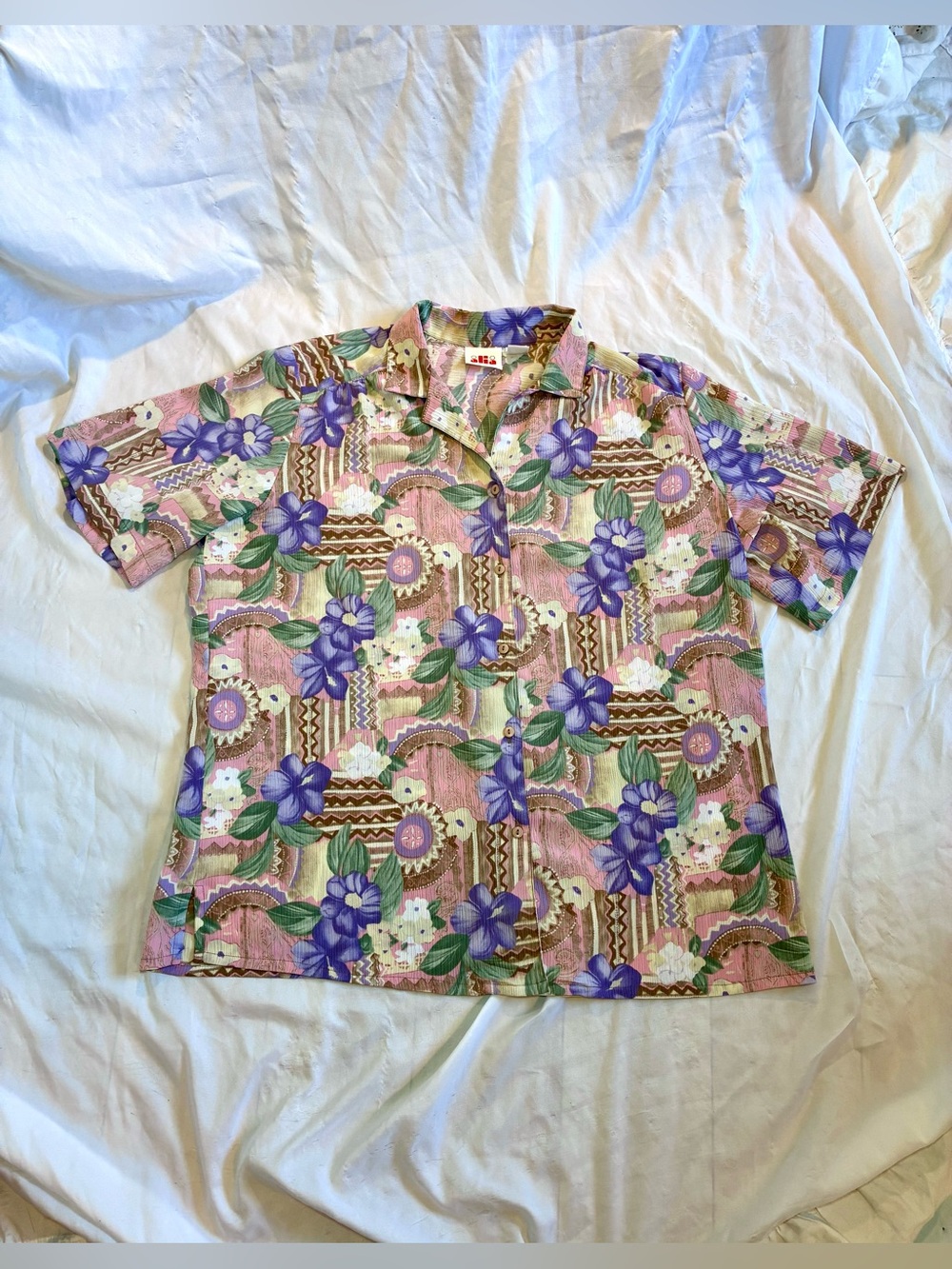 Vintage Alia Tropical Blouse